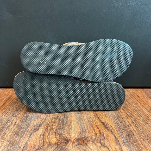 Laidback London Handmade‎ Leather Thong Sandals Beaded Accents Size 37 - Picture 7 of 10